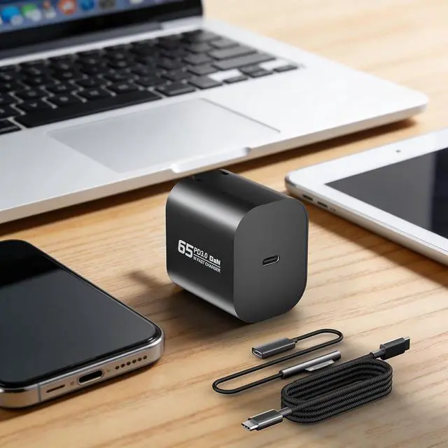 Alt view image 5 of 6 - Feppery 65W Surface Pro Charger Compatible with Microsoft Surface LaptopGo Tablet, Book3/2/1 and All 65W USB Type C Power Adapter