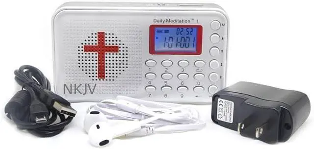 Main image of NKJV Audio Bible Player - New King James Version | Electronic Talking Bible, Includes Charger and Earphone, Portable, convenient to listen at anywhere anytime