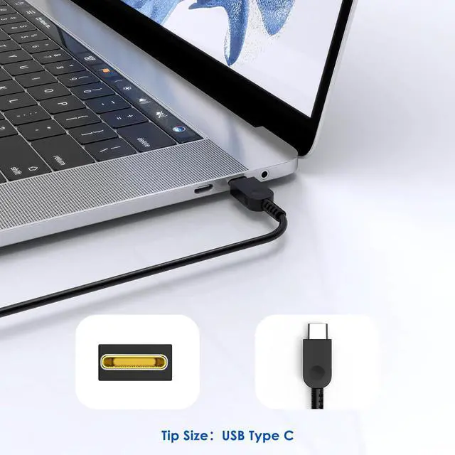 Alt view image 2 of 7 - 2026 AI Laptop 65W USB C Charger Compatible with Lenovo Thinkpad X1
