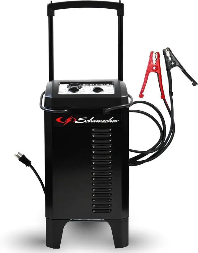 Main image of Schumacher Electric Wheeled 10A Car Battery Charger & Maintainer SC1633