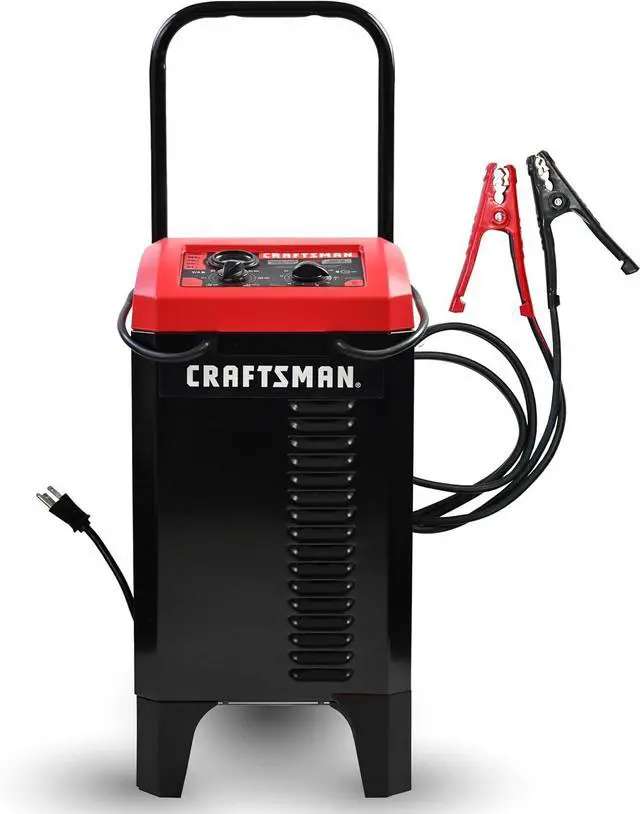 Main image of CRAFTSMAN Wheeled 10A Car Battery Charger & Maintainer, 6V/12V CMXCESM233