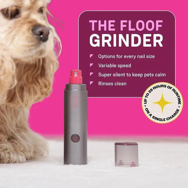 Alt view image 5 of 7 - FLOOF Hair Trimmer Grooming Kit, Low Noise Dog Clippers & Nail Grinder, 20V Powershare Freedom, Portable Pet System (Battery & Charger Included)