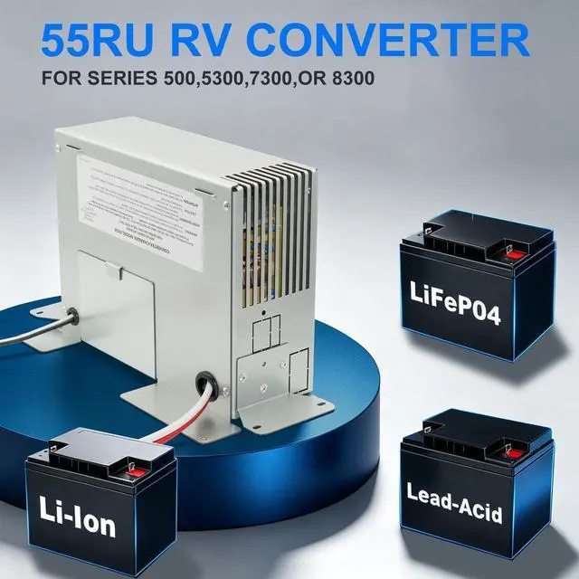 Alt view image 2 of 7 - Power Components 55RU 55 Amp Converter/Charger | Replacement for Paralax and MagneTek 7355 Power Centers