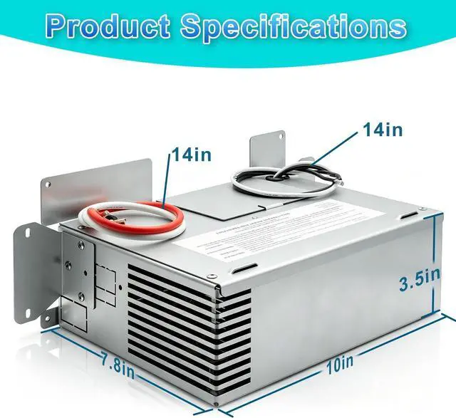 Alt view image 4 of 7 - Power Components 55RU 55 Amp Converter/Charger | Replacement for Paralax and MagneTek 7355 Power Centers