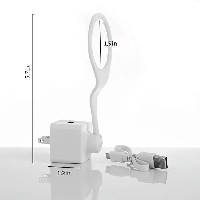 Alt view image 3 of 7 - USB Charger 360 Adjustable Ball Joint Wall AC Outlet Mount Holder for NC1102ES Nest Cam Indoor Camera Portable Charger - (Set 2 PCS, Plug Type: White Not Camera Included)