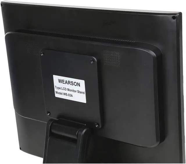 Alt view image 5 of 6 - WS-03A VESA Monitor Stand Low Profile Lay Flat Short Foldable with VESA Hole 75x75mm&100x100mm