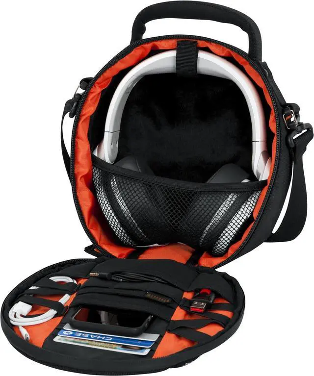 Alt view image 5 of 7 - Gator Cases G-CLUB Series Carry Bag for DJ Style Headphones and Accessories, (G-CLUB-HEADPHONE)