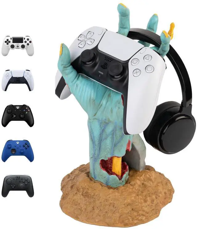 Main image of Grupo Erik Gaming Controller Holder | Gaming Equipment | Controller Holder Figure | Headphone Stand & Controller | Gaming Accessories for Desk | Gamer Gifts | Halloween Decorations