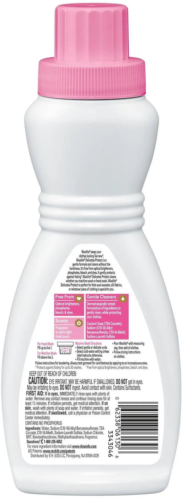Alt view image 2 of 7 - Delicates Liquid Laundry Detergent for Machine and Hand Wash Gentle Care for Silk, Wool & Fine Fabrics, 16oz