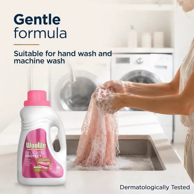 Alt view image 5 of 7 - Delicates Liquid Laundry Detergent for Machine and Hand Wash Gentle Care for Silk, Wool & Fine Fabrics, 16oz