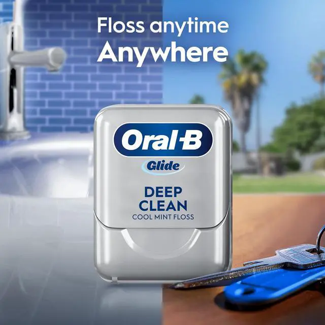 Alt view image 7 of 7 - Glide Deep Clean Cool Mint Dental Floss, Value 2 Pack (40m Each)