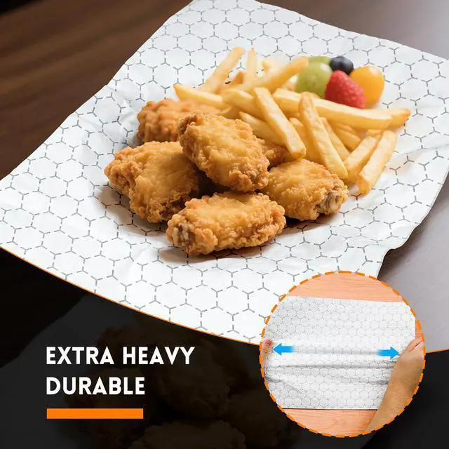 Alt view image 5 of 7 - EcoDispose Pre-Cut Insulated Foil Sandwich Wrap Sheets Grease-Resistant for Hot Food (10-1/2" x 14",100 PCS)