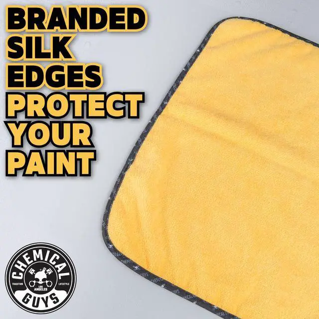 Alt view image 2 of 6 - Chemical Guys, Professional Microfiber Towels, 16 x 16 in, Gold, 3 Pack