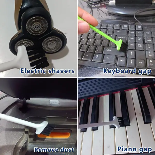 Alt view image 5 of 6 - 12Pcs Crevice Cleaning Brush,Small Gap Cleaning Brushes for Cleaning Bathroom,Kitchen,Window Grooves,Corners, Sinks, washbasins, Showers, faucets, bathtubs, Gas Stove and Tiles