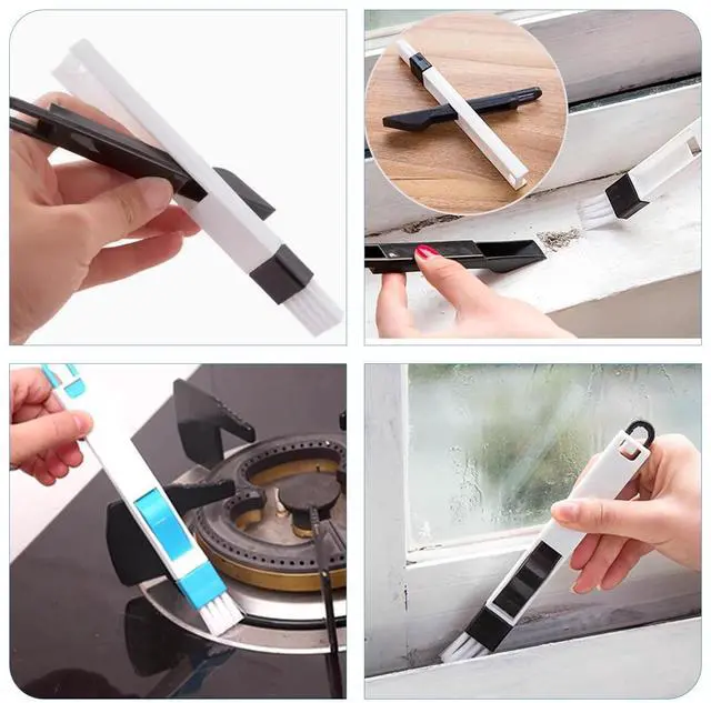 Alt view image 5 of 7 - 13Pcs Crevice Cleaning Brushes, Hard Bristle Deep Cleaning Tools for Gaps