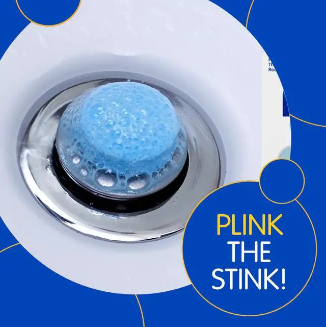 Alt view image 6 of 7 - COMPAC HOME Plink Sink Drain Cleaner and Deodorizer, Air Fresheners for Garbage Disposal, Lemon Scented, Home Accessory Cleaning Products for Kitchen and Clogged Drain, 6 Tablets (Pack of 1)