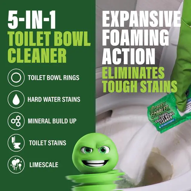 Alt view image 3 of 7 - 5-in-1 Foaming Toilet Bowl Cleaner + Pipe Build-up Remover, Enhanced Enzyme Formula, 2 Uses - Safe for Septic