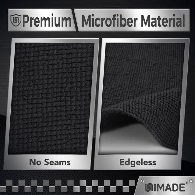 Alt view image 2 of 7 - UNIMADE Microfiber Cleaning Cloth, 24 Pack Reusable Microfiber Towels for Cars Lint Free Cleaning Shop Towel Rags for Home Kitchen Automotive Bar Mechanic Restaurant Garage, 11"x 12", Grey