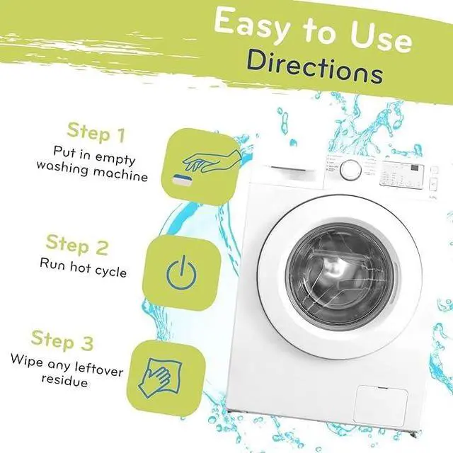 Alt view image 4 of 6 - ECO-GALS Washing Machine Cleaner and Deodorizer
