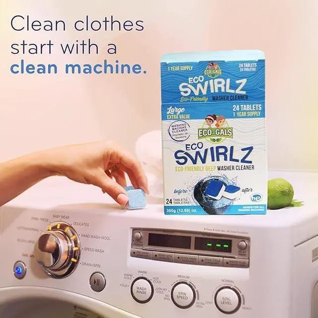 Alt view image 5 of 6 - ECO-GALS Washing Machine Cleaner and Deodorizer