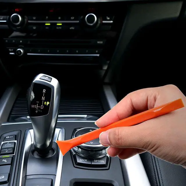 Alt view image 7 of 7 - 9 Pieces Plastic Scraper Tool Scratch Free Crevice Cleaning Sticker Remover Tool Multipurpose Non Scratch Scrapers for Tight Spaces, Kitchen, Crevices, Auto Detailing, Paint