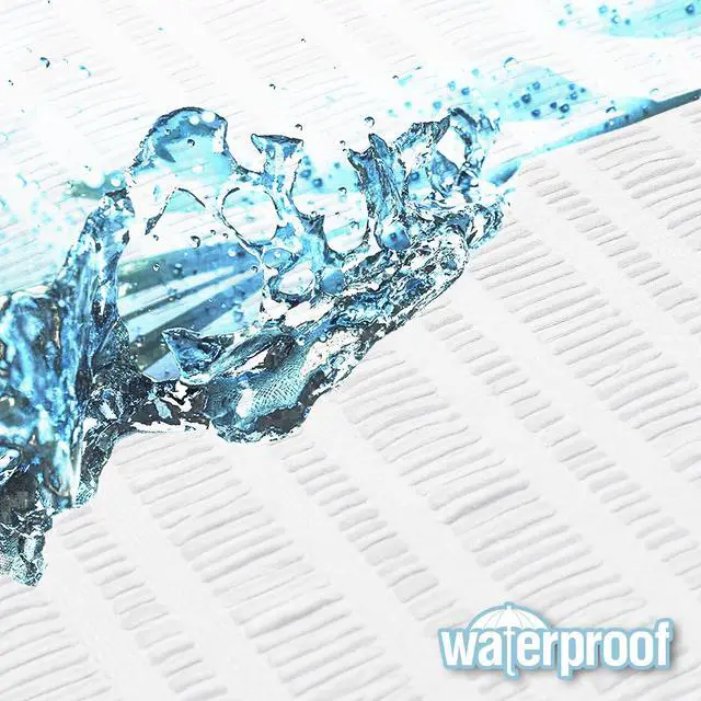 Alt view image 6 of 7 - Aiyufeng Moga Stall Fabric Shower Curtain Waterproof, Soft & Lightweight Small Shower Curtain with Texture for Narrow Stall Size, Machine Washable, 36" Wx72 L, White