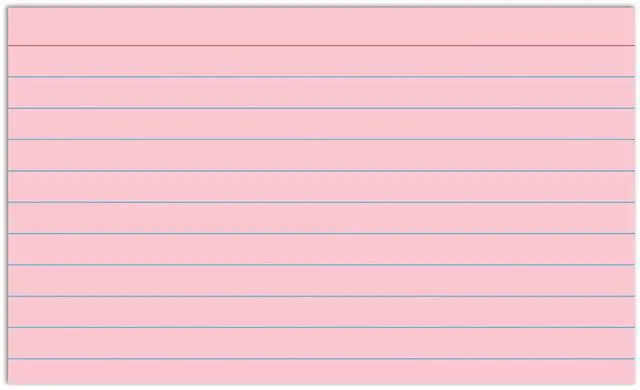 Main image of C-Line 3 x 5 Index Cards, Assorted Colors, Ruled, 100/PK (48810)