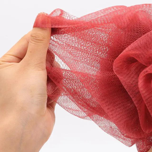 Alt view image 3 of 7 - 4 Pack Bath Sponge, Bath Shower Loofahs Mesh Pouf Sponge Body Scrubber Exfoliator Scrubber - 50g/Piece