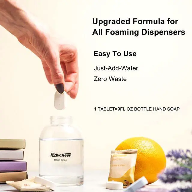 Alt view image 3 of 6 - flowcheer Foaming Hand Soap Tablet Refills-5 Sample Pack