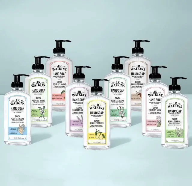 Alt view image 6 of 7 - J.R. Watkins Gel Hand Soap Refill, Moisturizing Hand Wash, Formulated with Plant-Based Cleansers, Alcohol-Free, Cruelty-Free, Aloe & Green Tea, 34 Fl Oz, 2 Pack