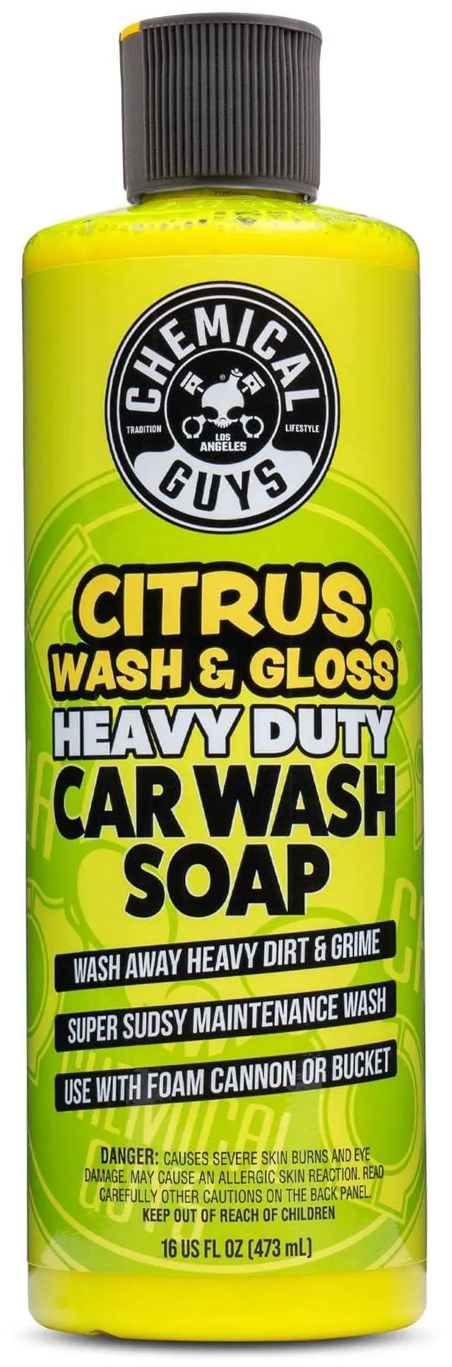 Main image of Chemical Guys, Citrus Wash & Gloss High Suds Foaming Car Wash Soap, 16 oz