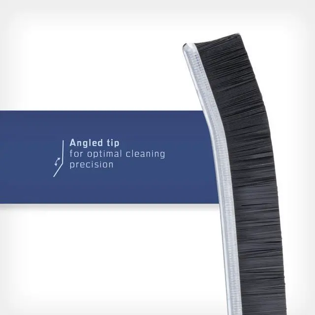 Alt view image 3 of 6 - FAYINA Grout Cleaner Scrub Brush Deep Tile Joints - Stiff Angled Bristles for Showers, Bathtubs, Kitchens - Multi-Surface All-Around Household Cleaning Tool