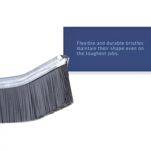 Alt view image 4 of 6 - FAYINA Grout Cleaner Scrub Brush Deep Tile Joints - Stiff Angled Bristles for Showers, Bathtubs, Kitchens - Multi-Surface All-Around Household Cleaning Tool