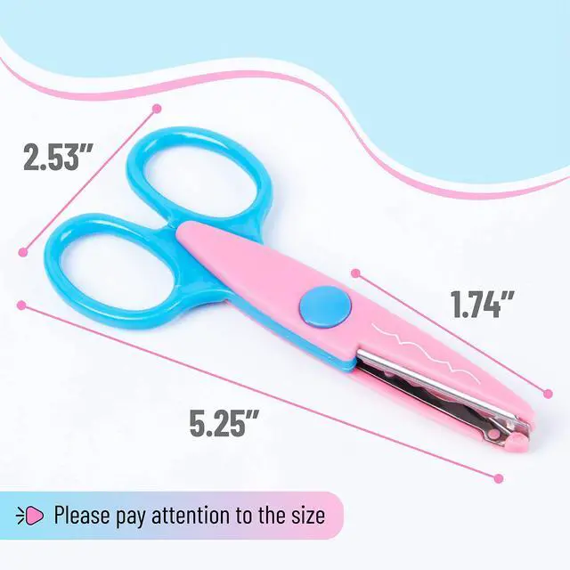 Alt view image 3 of 6 - Mr. Pen- Craft Scissors Decorative Edge, 6 Pack, Bright Zig Zag Scissors