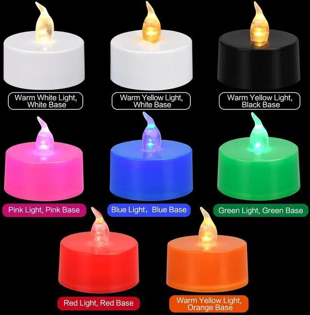 Alt view image 2 of 7 - KOABY 12/24/50/100/200/400 Pack LED Tea Lights