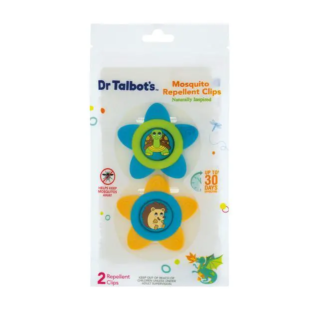 Alt view image 2 of 6 - Dr. Talbot's Mosquito Clips for Baby & Toddler with Naturally Inspired Ingredients, Citronella & Lemongrass, DEET Free, 1 Pack (2 Clips)