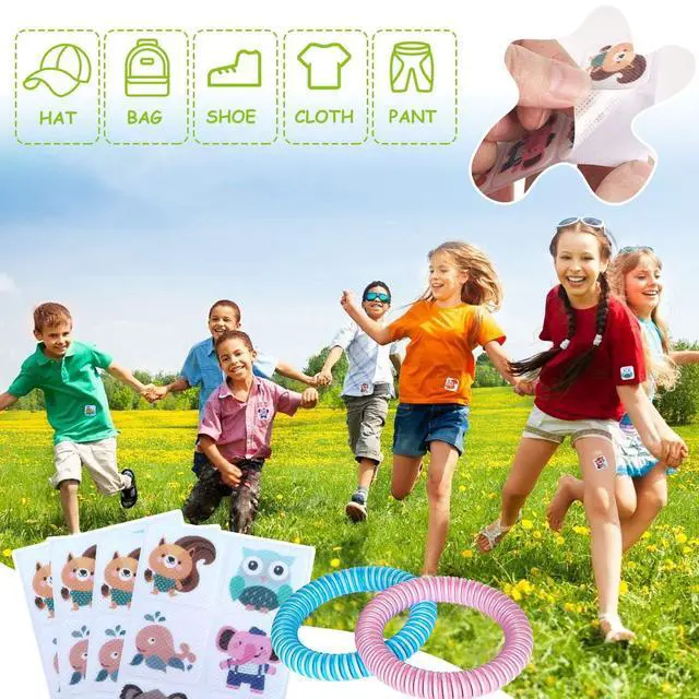 Alt view image 2 of 7 - BuggyBands 120 Pack Mosquito Patches Stickers for Kids & Adult, Resealable Stickers with 2 Pack Mosquito Bracelet, Mosquito Stickers for Indoor Outdoor Camping & Travel Summer Camp Essentials