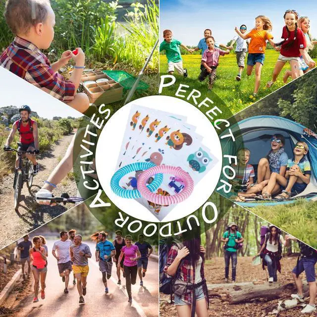 Alt view image 7 of 7 - BuggyBands 120 Pack Mosquito Patches Stickers for Kids & Adult, Resealable Stickers with 2 Pack Mosquito Bracelet, Mosquito Stickers for Indoor Outdoor Camping & Travel Summer Camp Essentials