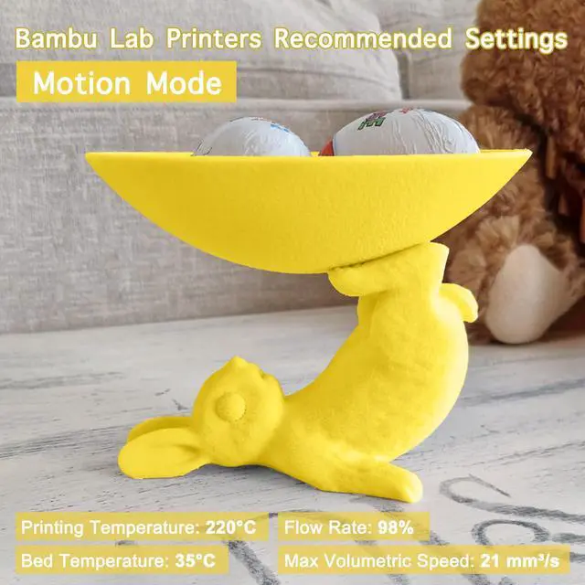 Alt view image 5 of 7 - YXPOLYER PLA+ Filament Food Safe PLA Plus Food-Grade 1.75mm 3D Printing Filament 1kg 2.2lbs with PC Reusable Spool fit AMS System and Most FDM 3D Printers, Yellow