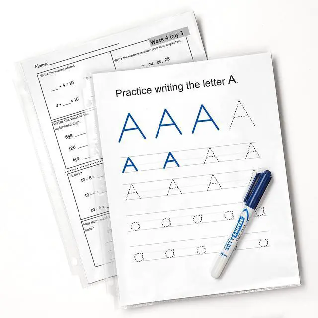 Alt view image 4 of 7 - Avery Clear Standard Weight Sheet Protectors, Top Load, 10 Document Protectors (75540)