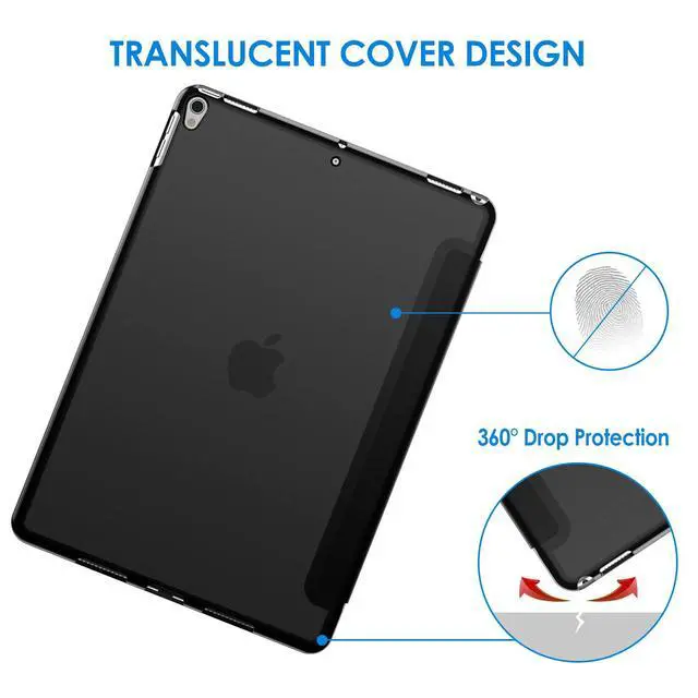 Alt view image 4 of 7 - JETech Case Cover for iPad Pro 10.5", iPad Air 3rd Gen 2019, Black