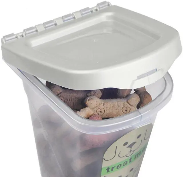 Alt view image 3 of 4 - Van Ness Pets Airtight Dog Treat Container And Cat Food Storage, 2 Pound Capacity