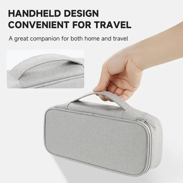 Alt view image 6 of 7 - Teskyer Tech Organizer Pouch with Handle, Grey