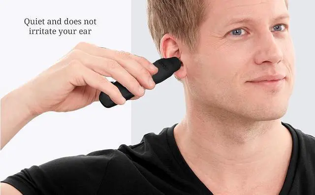 Alt view image 5 of 5 - 5567-500 Ear, Nose and Brow Wet/Dry Battery Trimmer, Black