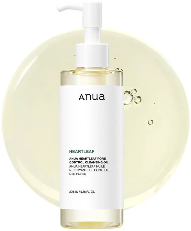 Main image of Heartleaf Pore Control Cleansing Oil, Pore Cleanser, Sebum Care, Gentle Melting Oil Cleanser for Face, Safe For All Skin Type, Daily Hydrating Makeup Remover, Korean Skin Care (6.76fl.oz)