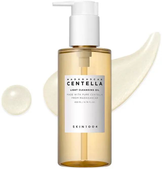 Main image of Madagascar Centella Light Cleansing Oil 6.76 fl.oz, 200ml | Gentle Oil Cleanser for Face, Korean Facial Cleanser, Double Cleansing