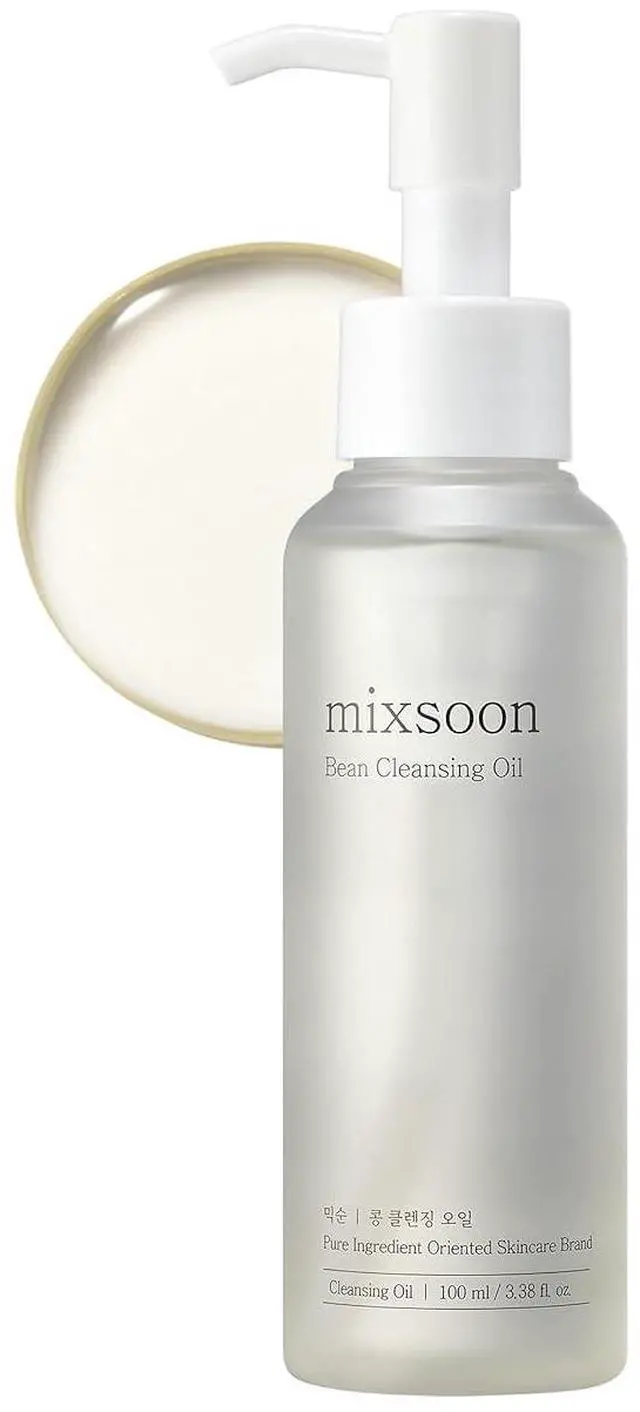 Main image of Bean Cleansing Oil - Lightweight Oil Deep Cleansing and Makeup Blackhead Remover, Fermented Bean, Hydrating and Balancing for Smooth Skin 100ml / 3.38 fl.oz. Korean Glass Skin Care