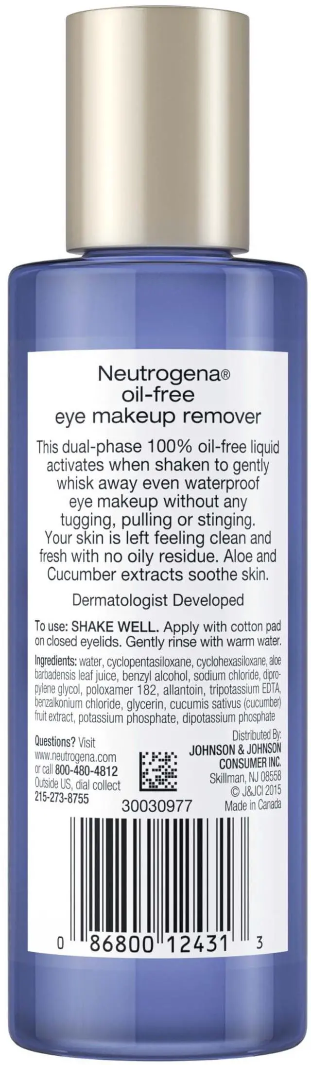 Alt view image 7 of 7 - Gentle Oil-Free Eye Makeup Remover & Cleanser, 3.8 fl oz
