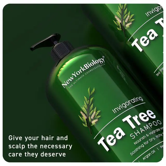 Alt view image 6 of 7 - Tea Tree Shampoo Clarifying Shampoo for Women and Men Moisturizing and Cleansing Hair and Scalp 16.9 Fl oz