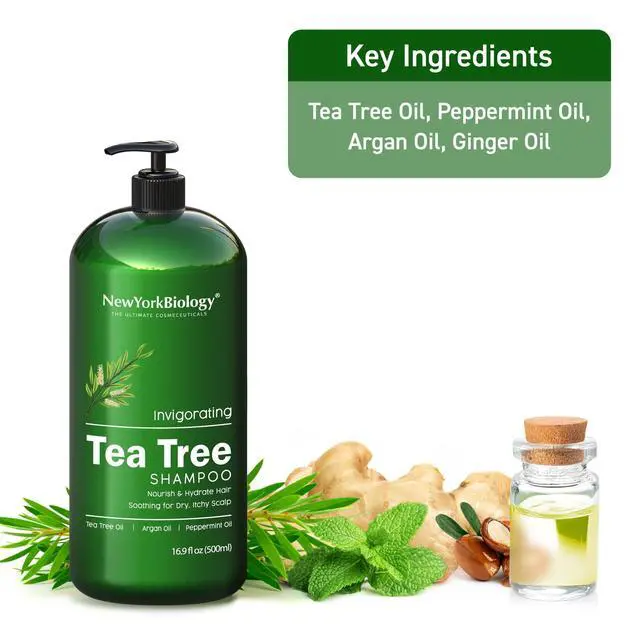 Alt view image 5 of 7 - Tea Tree Shampoo Clarifying Shampoo for Women and Men Moisturizing and Cleansing Hair and Scalp 16.9 Fl oz